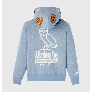 Bape X OVO collab zip up